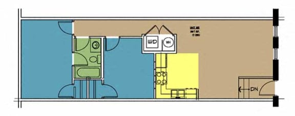 Floor Plan  Butterworth Lofts Unit 102
