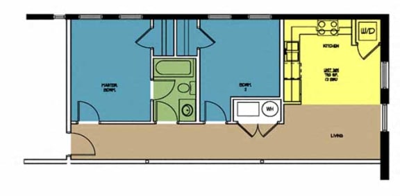 Floor Plan  Butterworth Lofts Unit 201
