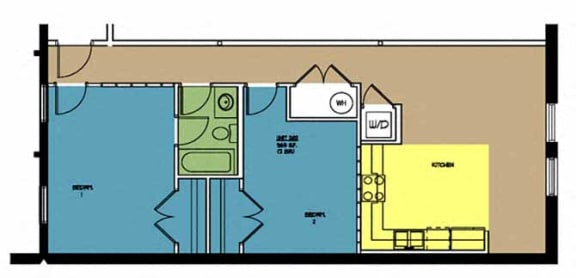 Floor Plan  Butterworth Lofts Unit 202