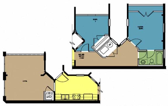 Floor Plan  Butterworth Lofts Unit 203