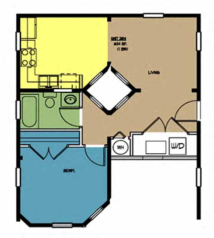 Floor Plan  Butterworth Lofts Unit 204