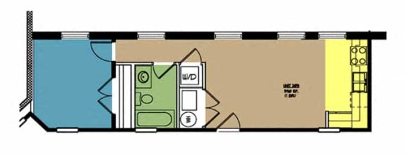 Floor Plan  Butterworth Lofts Unit 209