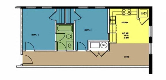 Floor Plan  Butterworth Lofts Unit 301