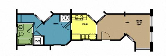 Floor Plan  Butterworth Lofts Unit 308