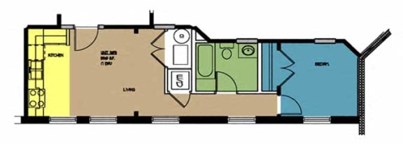 Floor Plan  Butterworth Lofts Unit 309
