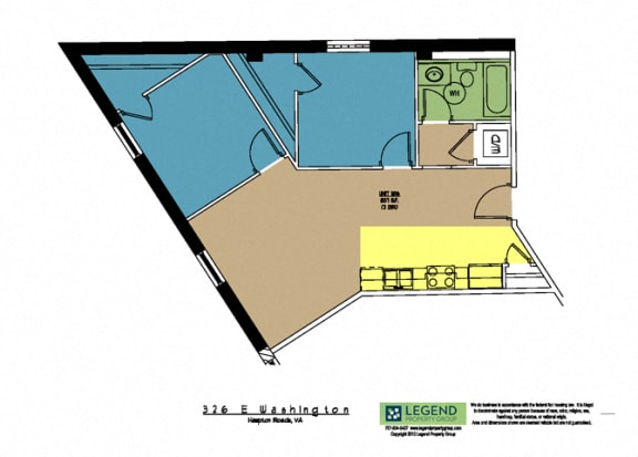 Floor Plan  Lofts at East Point 106