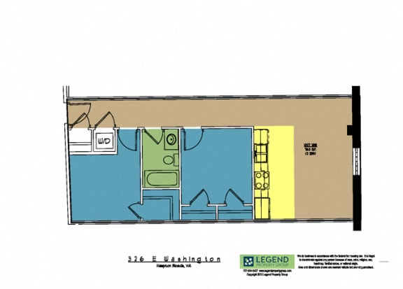 Floor Plan  Lofts at East Point 108