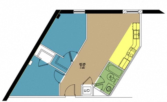 Floor Plan  Lofts at East Point 105