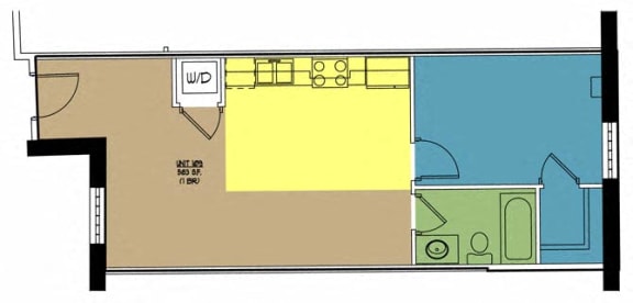 Floor Plan  Lofts at East Point 109