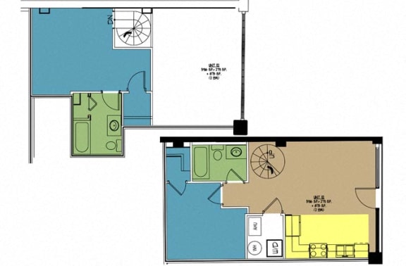 Floor Plan  Lofts at East Point 112