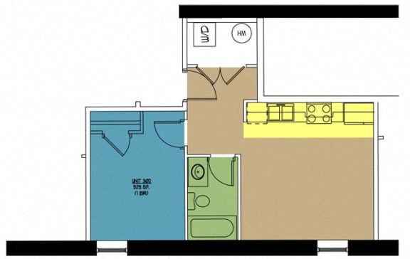 Floor Plan  Lofts at East Point, 302