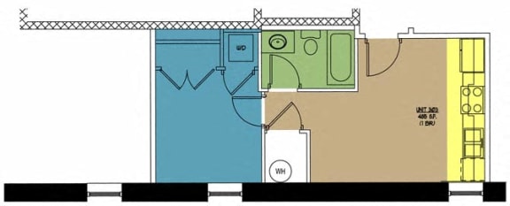 Floor Plan  Lofts at East Point, 303