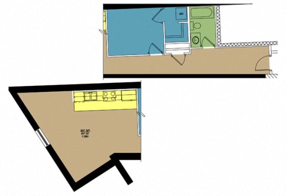 Floor Plan  Lofts at East Point, 307