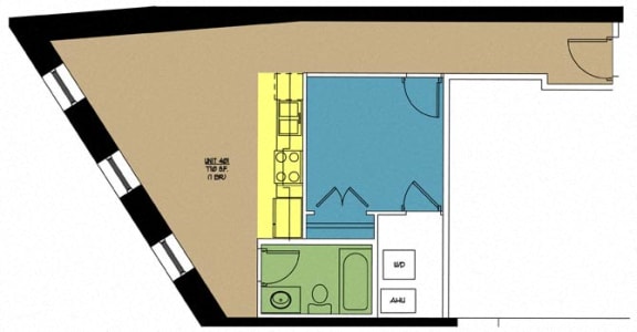 Floor Plan  Lofts at East Point, 401