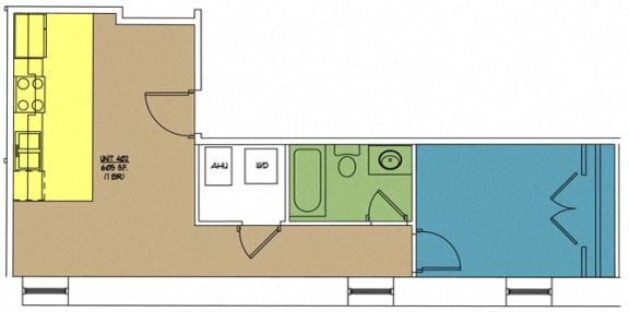 Floor Plan  Lofts at East Point, 402