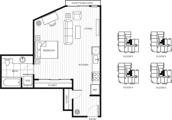Floor Plan  Studio A