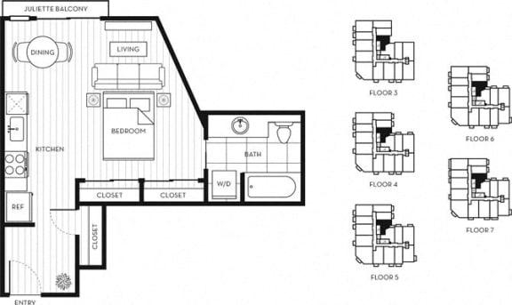 Floor Plan  Studio B