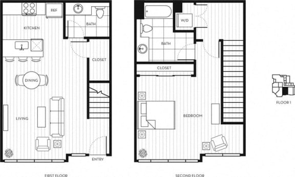 Floor Plan  Townhome 1