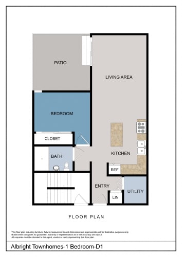 Floor Plan  1 Bedroom