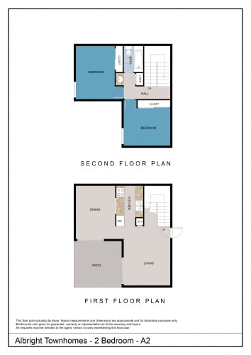 Floor Plan  2 Bedrooms