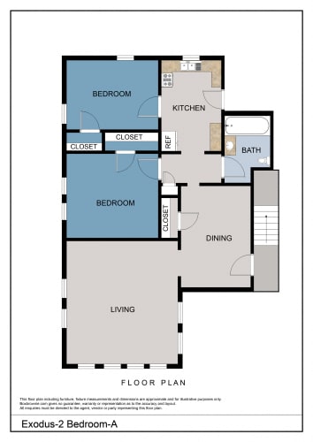 Floor Plan  2 Bedroom
