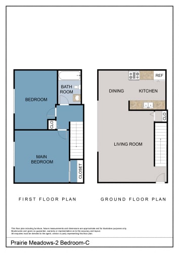Floor Plan  2 Bedroom