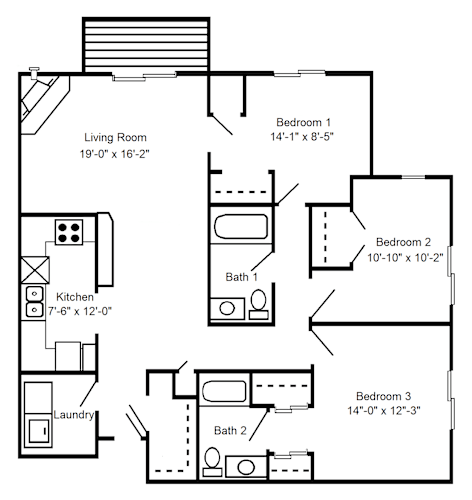 Floor Plan  Apartment G