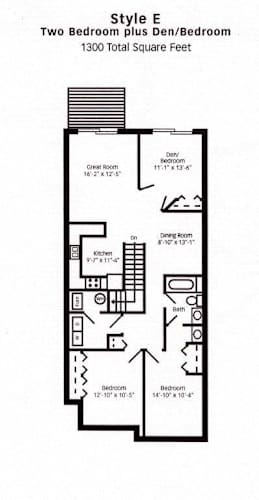 Floor Plan  Style E