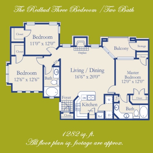 Floor Plan  C1 "The Redbud" *All Inclusive*