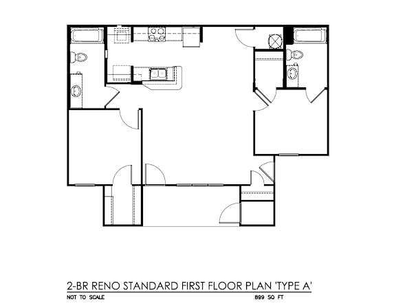Floor Plan  Two Bedroom