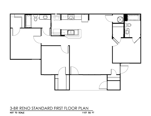 Floor Plan  Three Bedroom