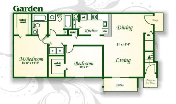 Floor Plan  The Hatteras Garden