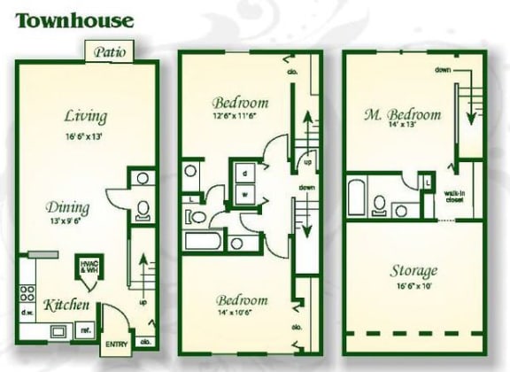 Floor Plan  The Magnolia Townhouse