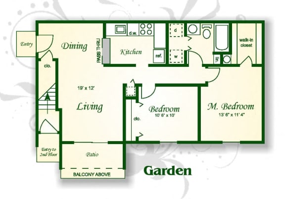 Floor Plan  The Cedar Garden