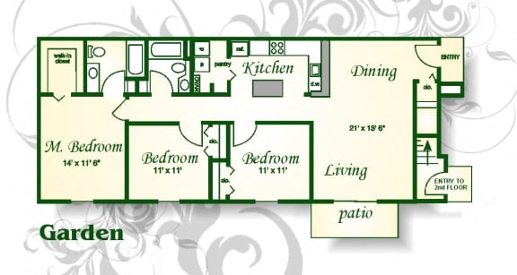 Floor Plan  The Evergreen Garden