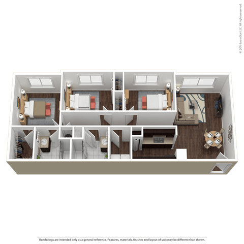 Floor Plan  3 Bedroom TH