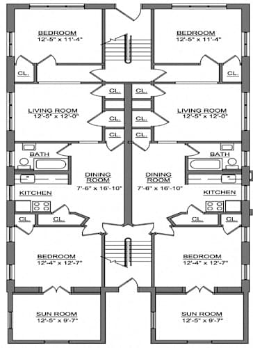 Floor Plan  2 Bedroom