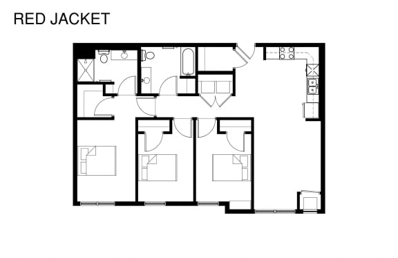 Floor Plan  3 Bedroom
