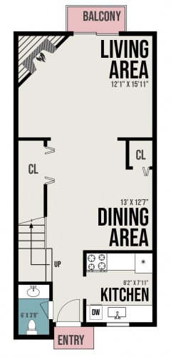 Floor Plan  2 Bedroom