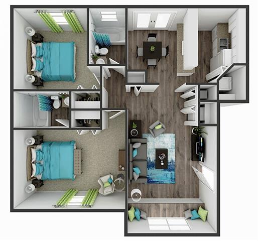 Floor Plan  2BR