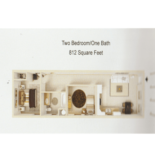 Floor Plan  2 bedroom