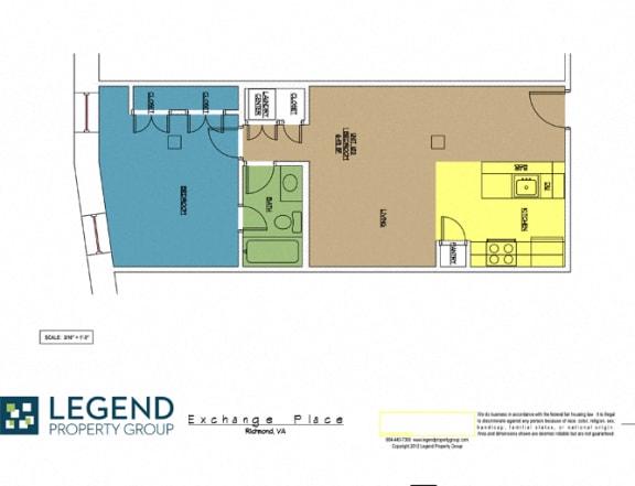 Floor Plan  Exchange Place Unit 103