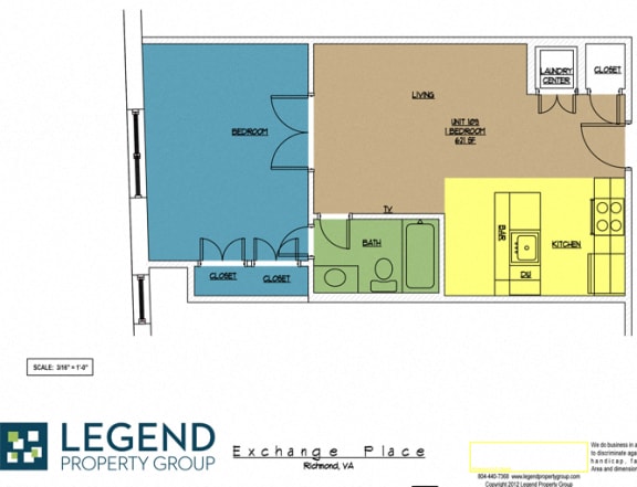 Floor Plan  Exchange Place Unit 109