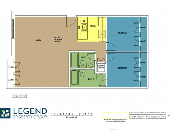 Floor Plan  Exchange Place Unit 110