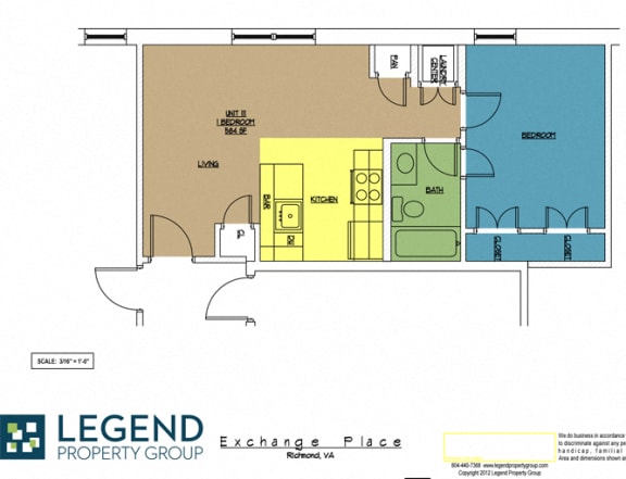 Floor Plan  Exchange Place Unit 111