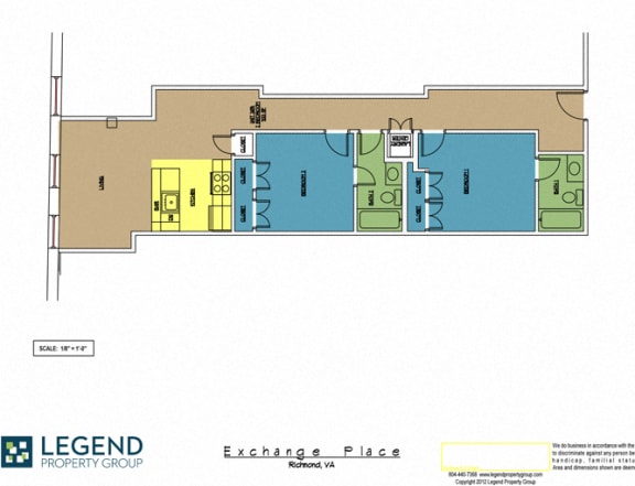 Floor Plan  Exchange Place Unit 205