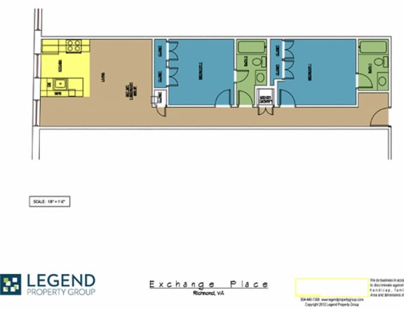 Floor Plan  Exchange Place Unit 207