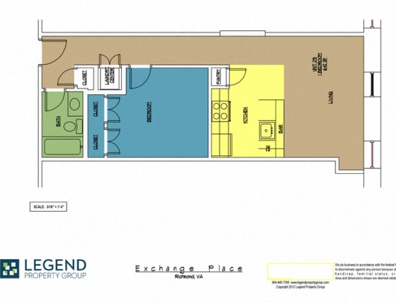 Floor Plan  Exchange Place Unit 219