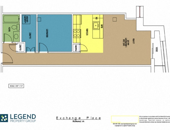 Floor Plan  Exchange Place Unit 220