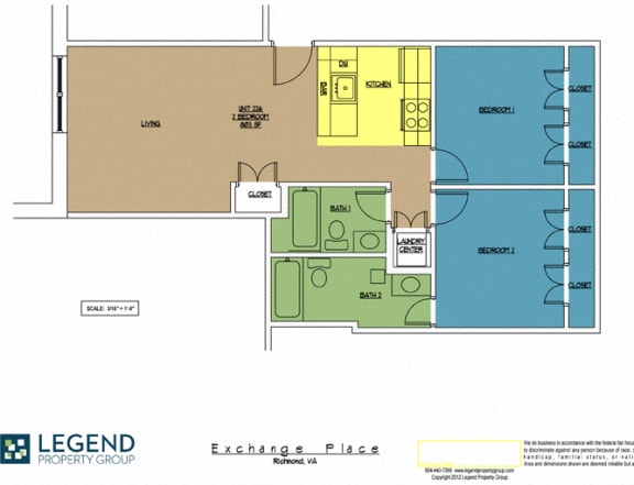 Floor Plan  Exchange Place Unit 226